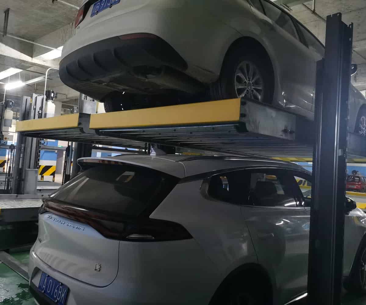 地下室二層簡易升降機械停車設備